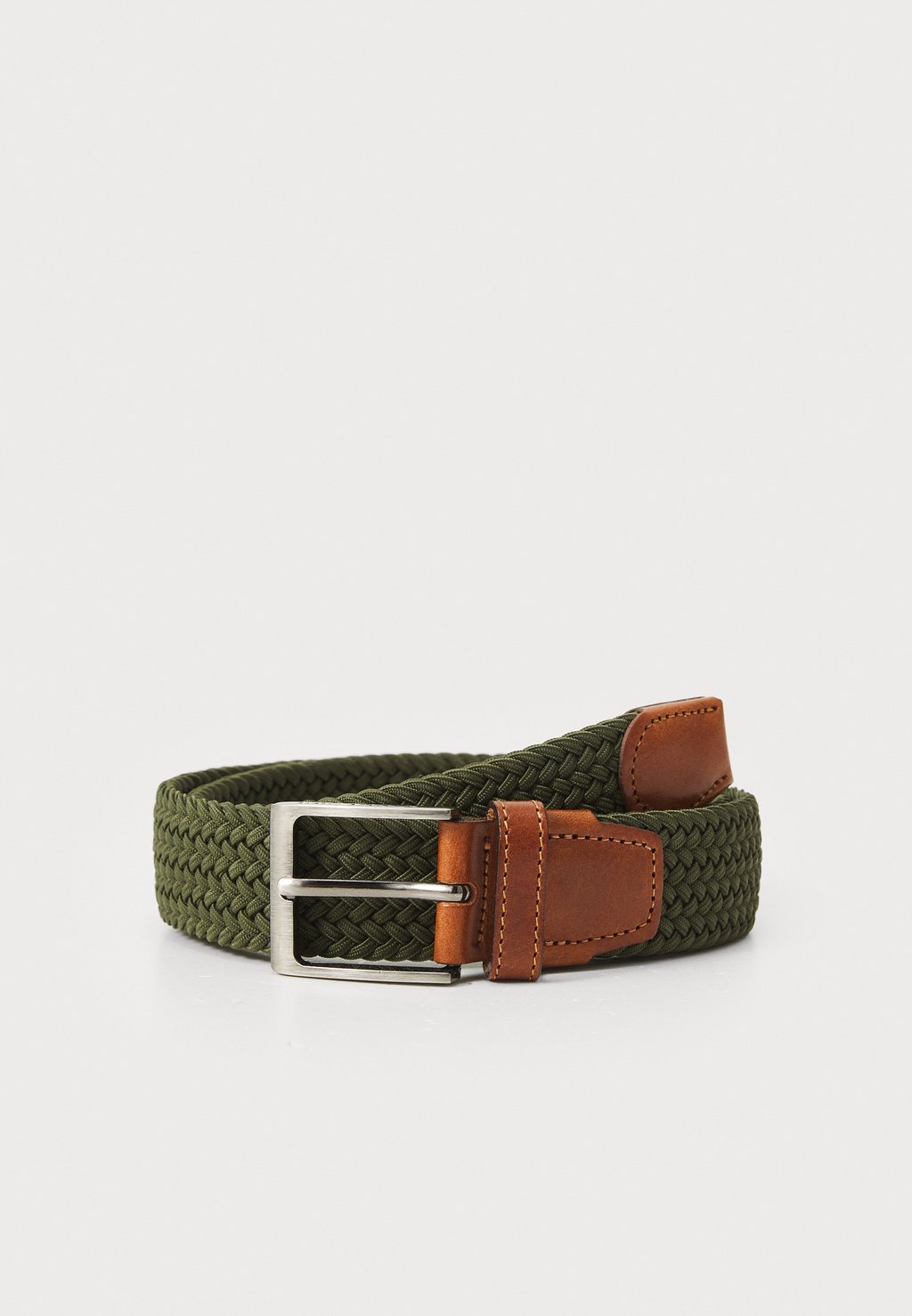 

Плетеный пояс WALKER BELT Les Deux, оливковый