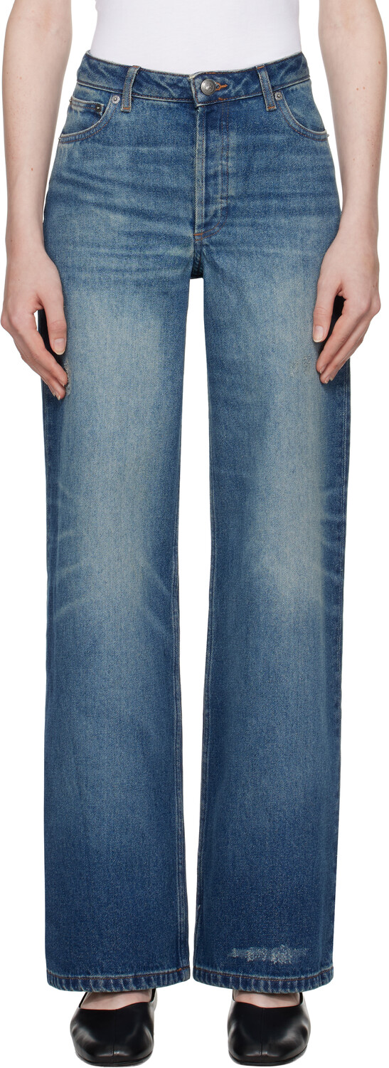 

Джинсы Элизабет цвета индиго A.P.C., Stonewashed indigo