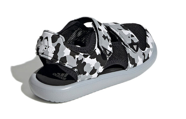 Сандалии (PS) adidas Comfort Casual Sports Black Gray Sandals 'Black Gray', черный — фото 4
