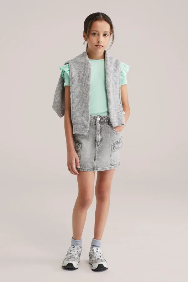 Простая футболка We Fashion, Light Green — фото 2