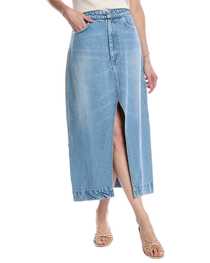 

Морской Нью-Йорк Марион Джинсовая Миди-юбка Sea New York, синий