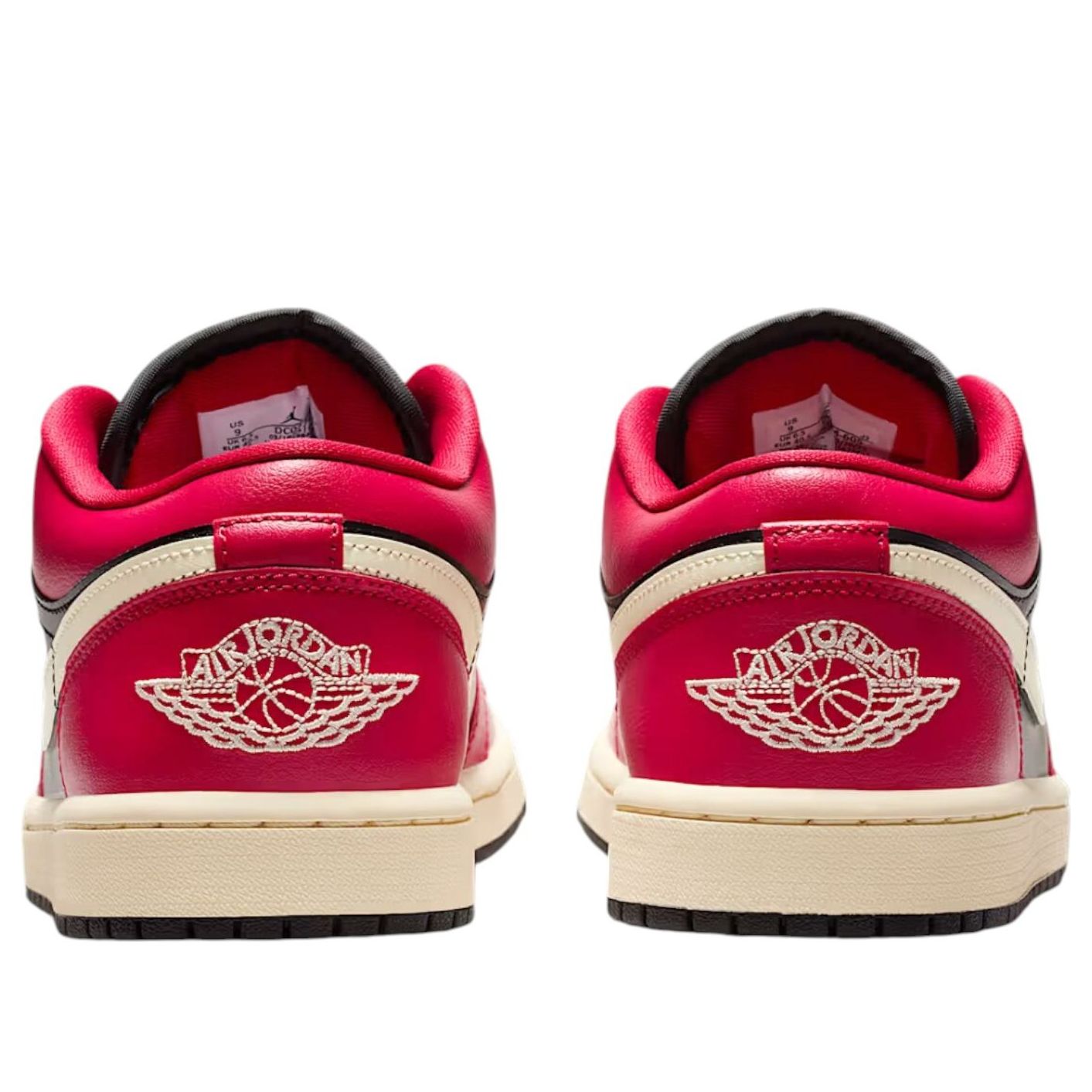 Кроссовки (WMNS) Air Jordan 1 Low 'Mystic Hibiscus Black Coconut Milk' — фото 4