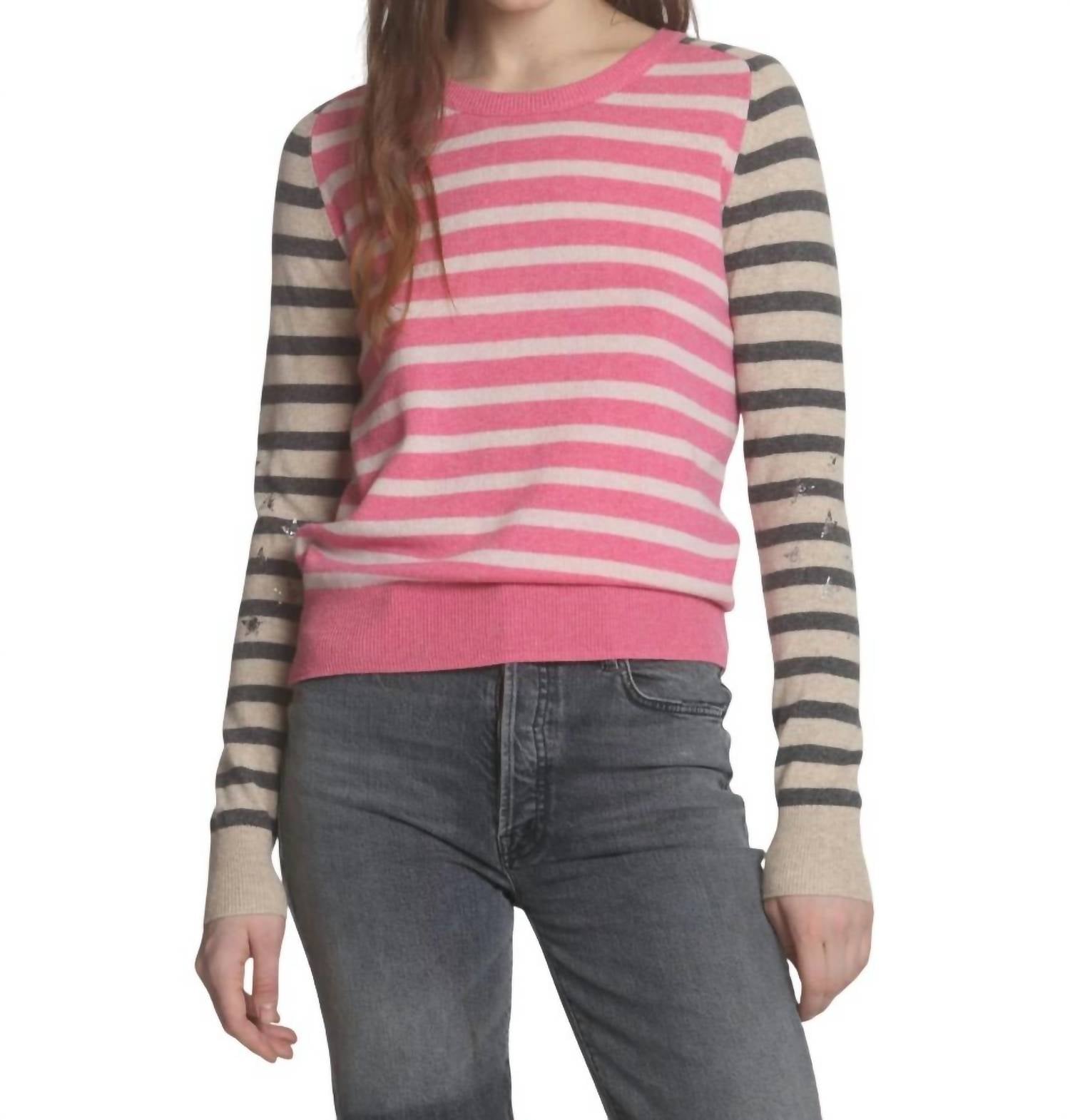 

Топ Emma Glory Stripe в розовом цвете LABEL+thread