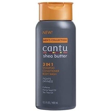 Мужской шампунь-кондиционер Cantu 3-в-1 для мытья тела, 13,5 унций (400 мл) — фото 2