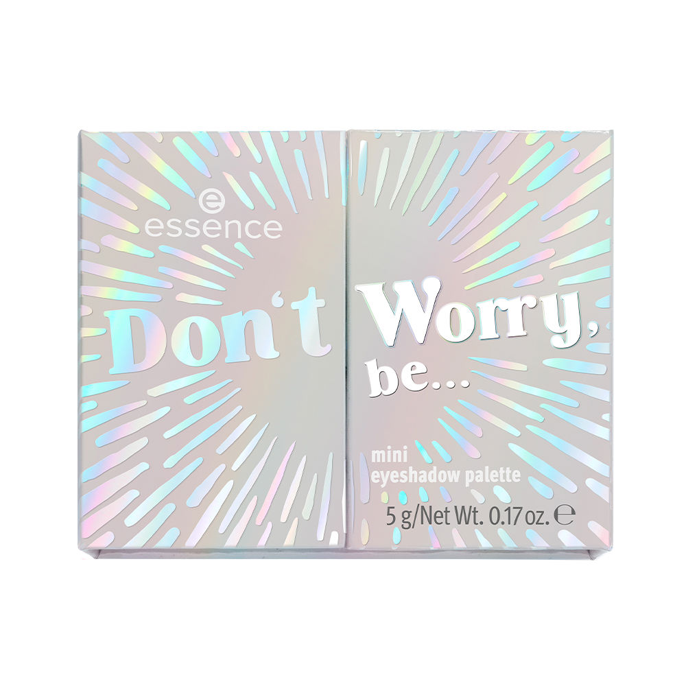 

Тени для век Don’T Worry, Be… Minipaleta De Sombras De Ojos Essence, 5 гр.