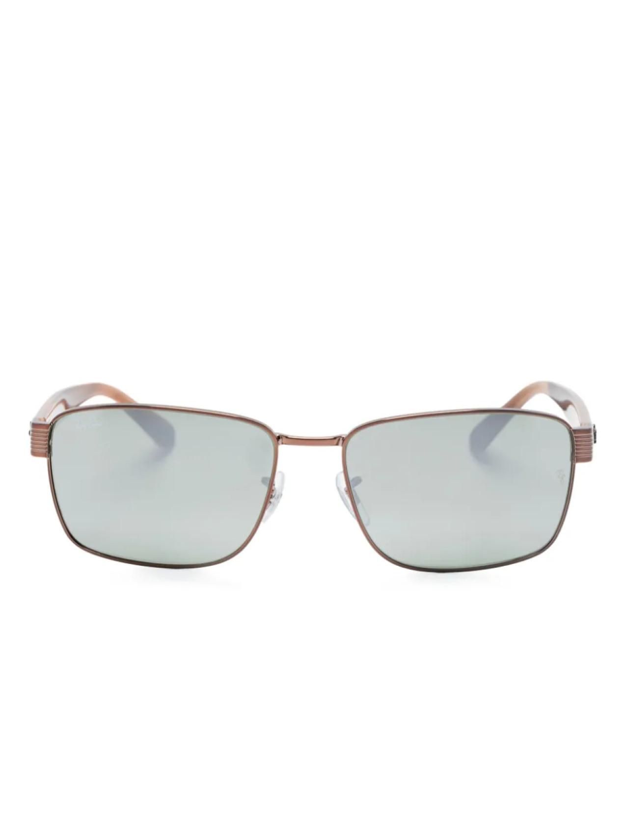 

Солнцезащитные очки в прямоугольной оправе Ray-Ban, коричневый