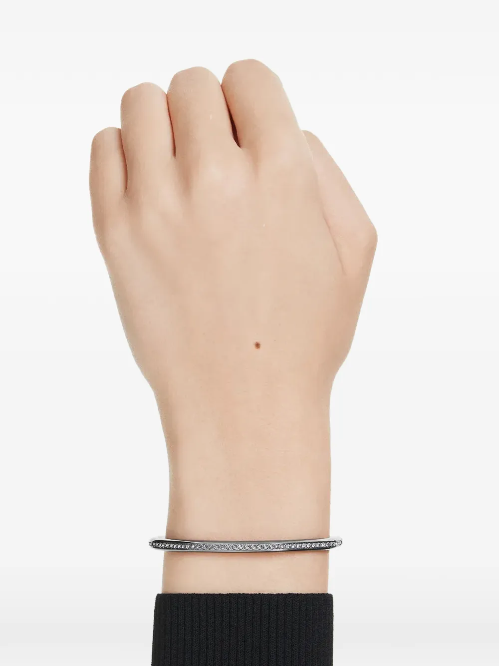 

Браслет-бэнгл Dextera с кристаллами Swarovski, серый