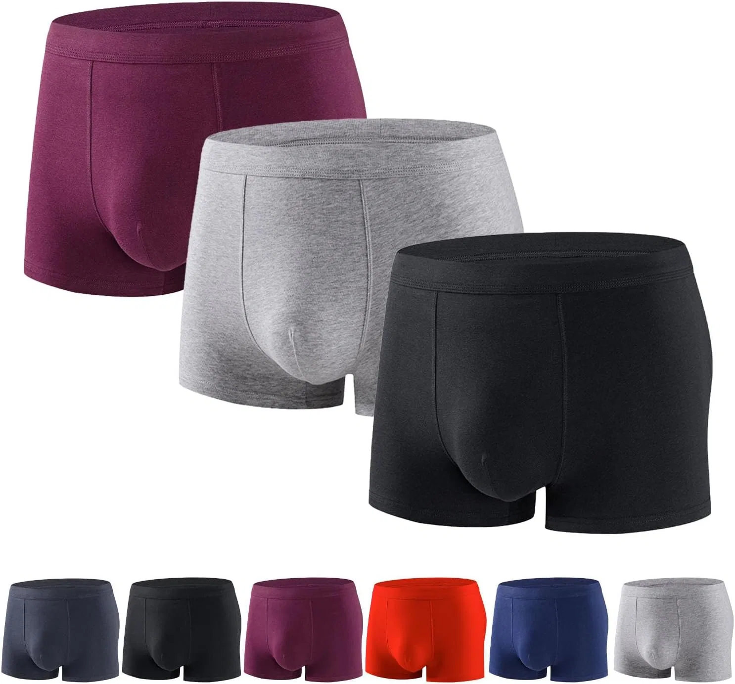 Трусы боксеры, впитывающие, хлопковые, 3pcs-l