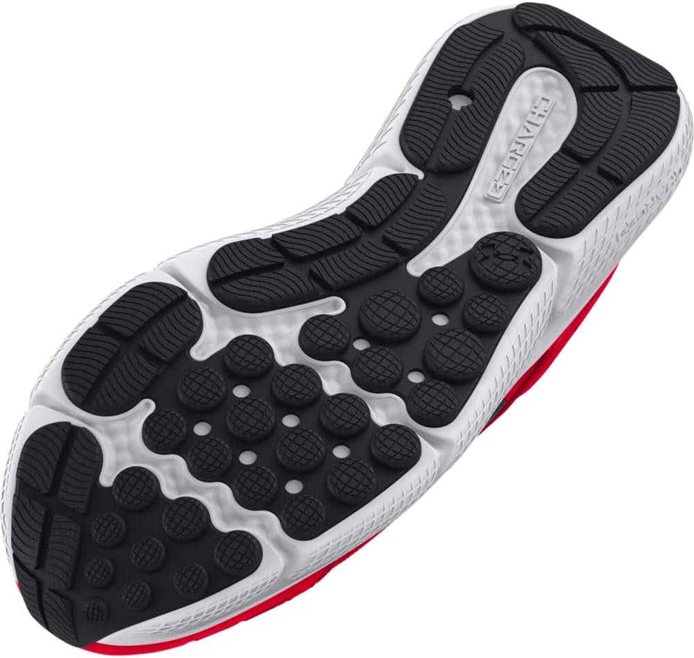 Кроссовки для мальчиков Under Armour Assert 10 для младших школьников, черный/красный — фото 3