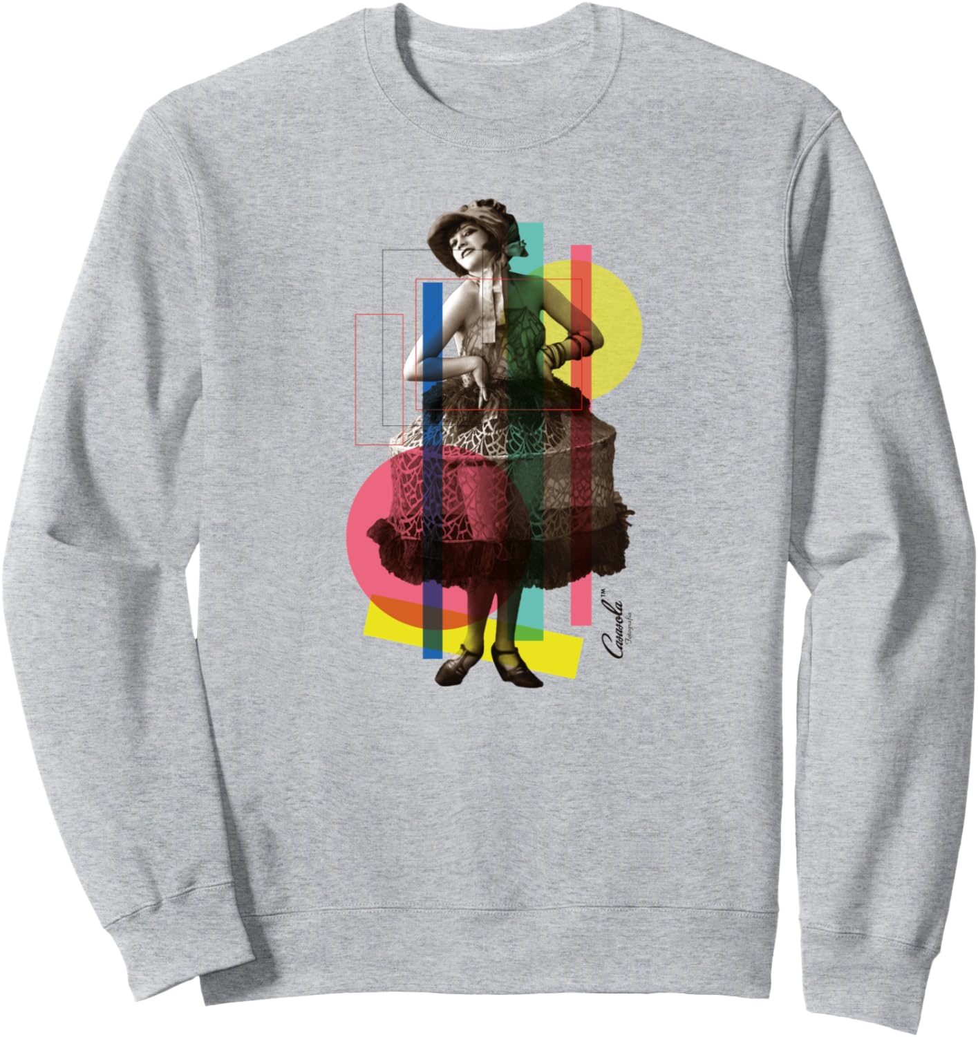 

Красочная толстовка с дизайном Casa Sola, Мексиканская революция и наследие Casasola, серый