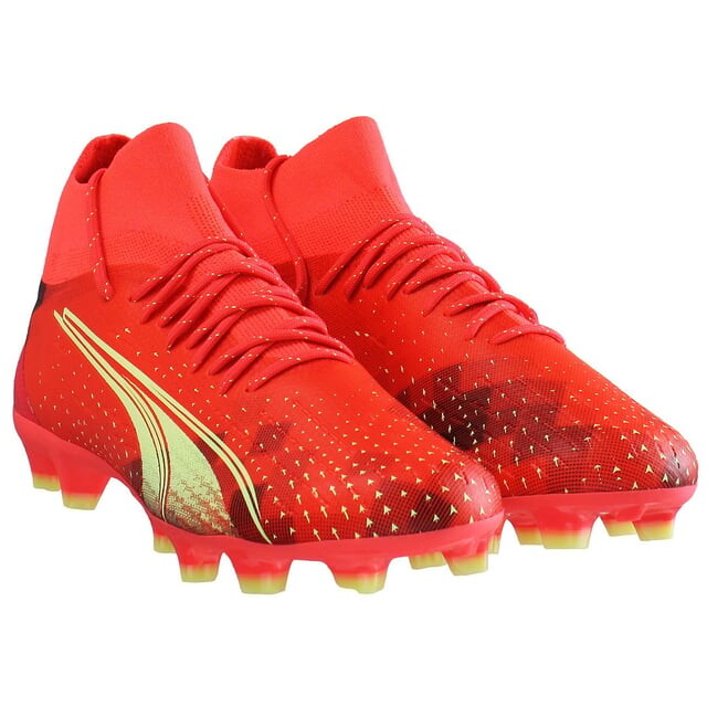 Красные мужские футбольные бутсы Ultra pro fg/ag Puma, красный — фото 2
