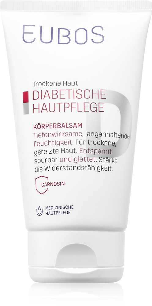 

Бальзам для тела для ухода за диабетической кожей. Интенсивно увлажняющий крем для сухой и чувствительной кожи. Eubos, 150 мл
