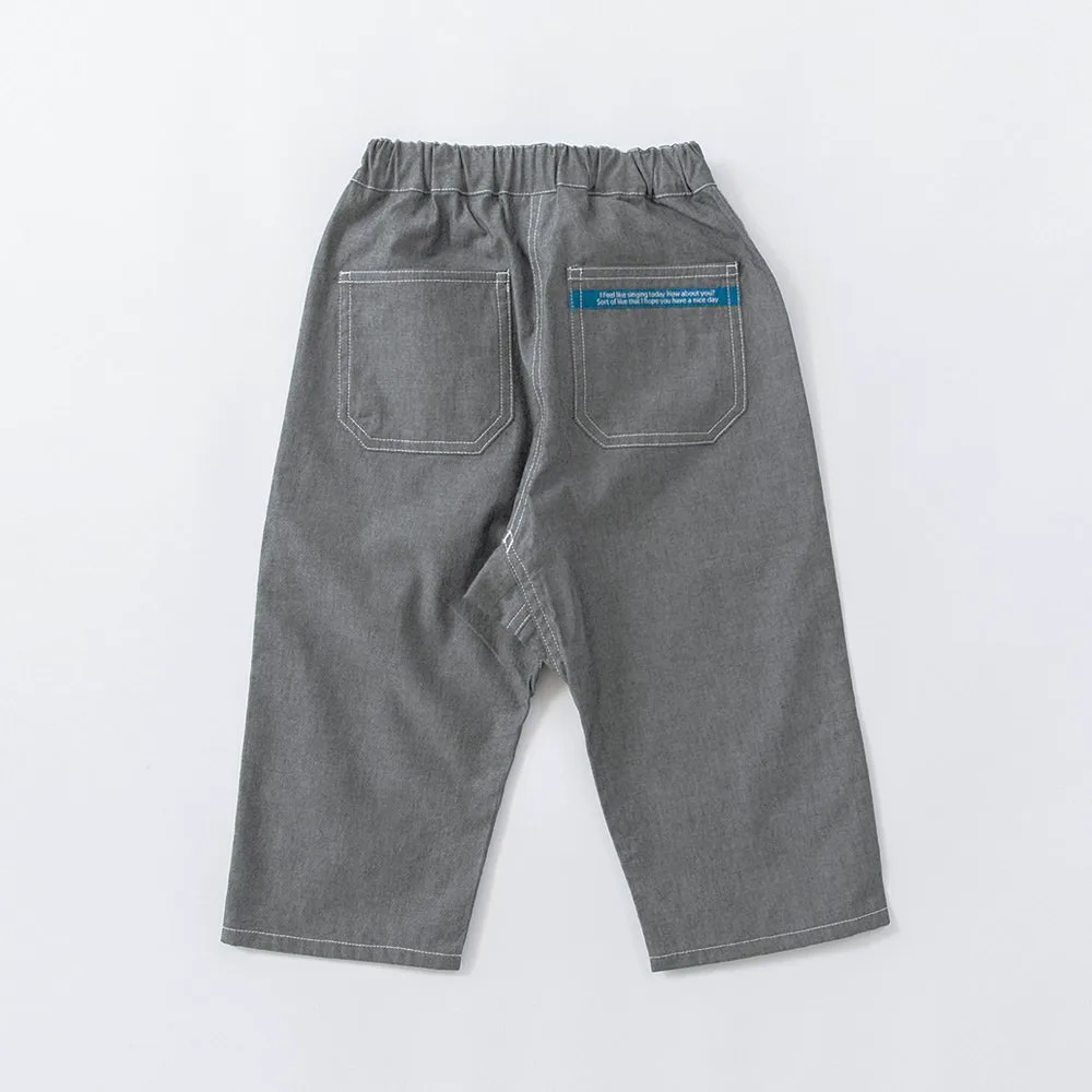 Брюки из шамбре, закрывающие колени Branshes, black