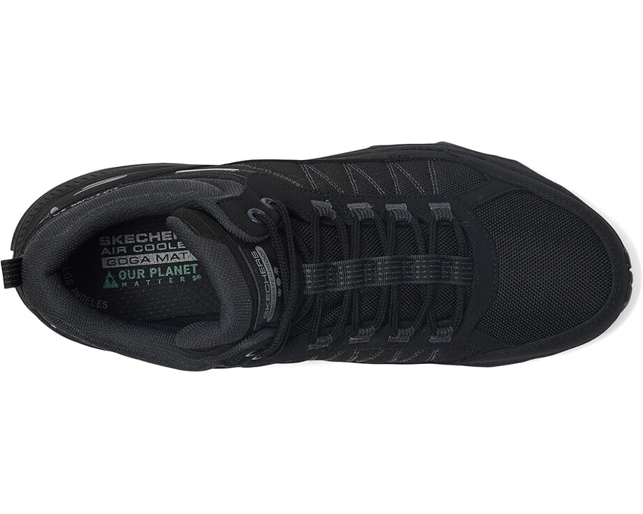 Кроссовки SKECHERS Go Run Trail Altitude 2.0 Cold Creek Waterproof, цвет Black/Charcoal — фото 2