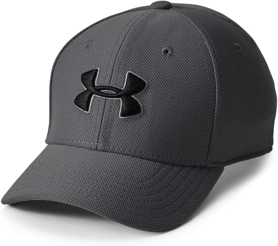 

Бейсболка Under Armour Boys' Heathered Blitzing 3.0, Black/ Steel/ Stealth Gray