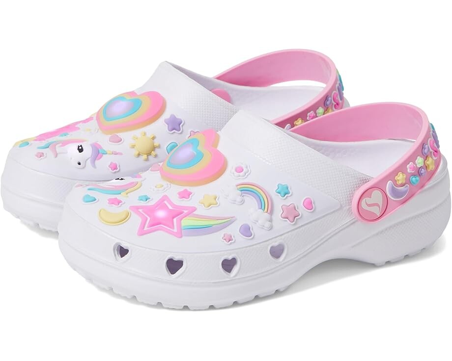 

Шлепанцы SKECHERS KIDS Heart Charmer - Miss Girly, цвет White/Multi