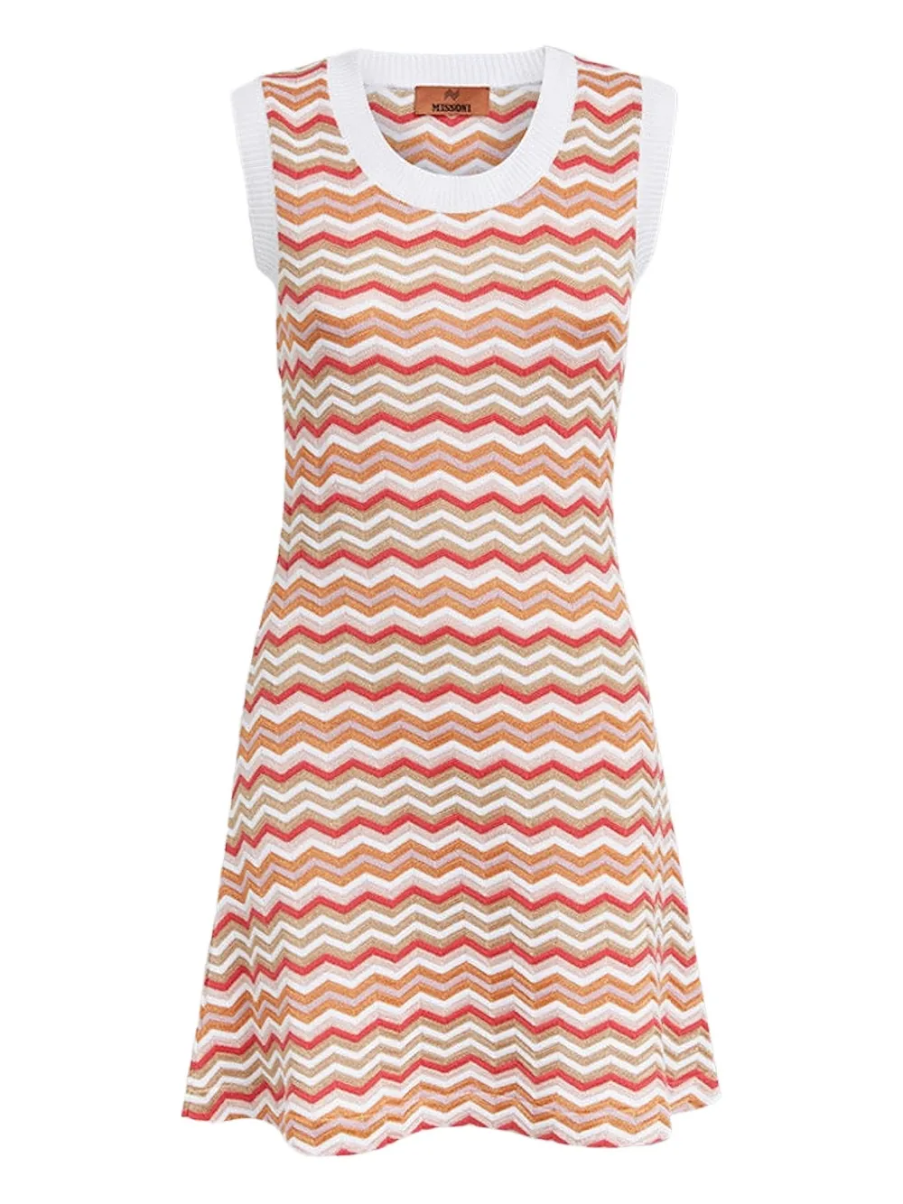 

Мини-платье без рукавов Missoni, розовый