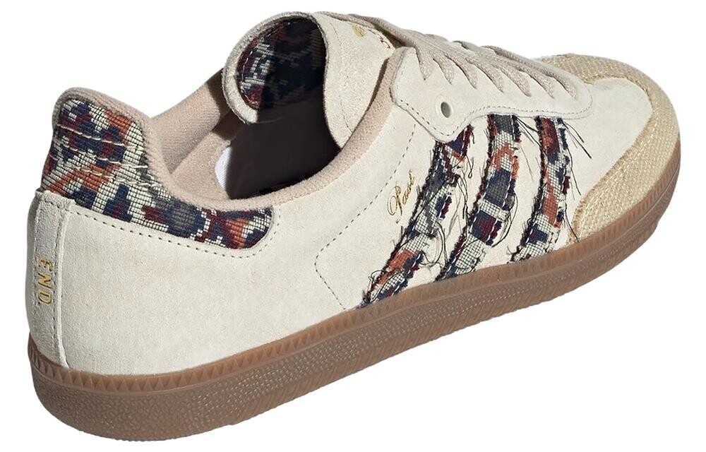Мужские кроссовки для скейтбординга adidas originals Samba, Бежевый/Коричневый — фото 3