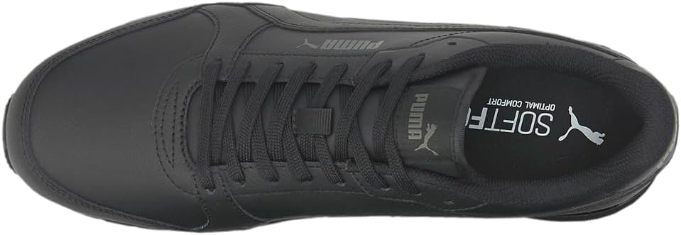 Мужские кроссовки PUMA St Runner V3 с шнуровкой, повседневные - белые — фото 4