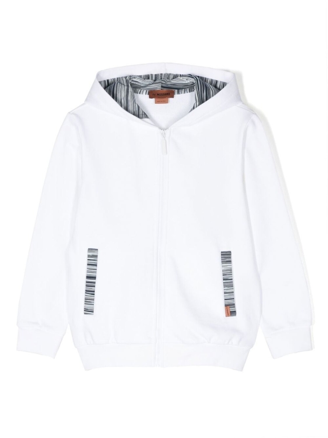 

Missoni Kids худи с принтом, белый