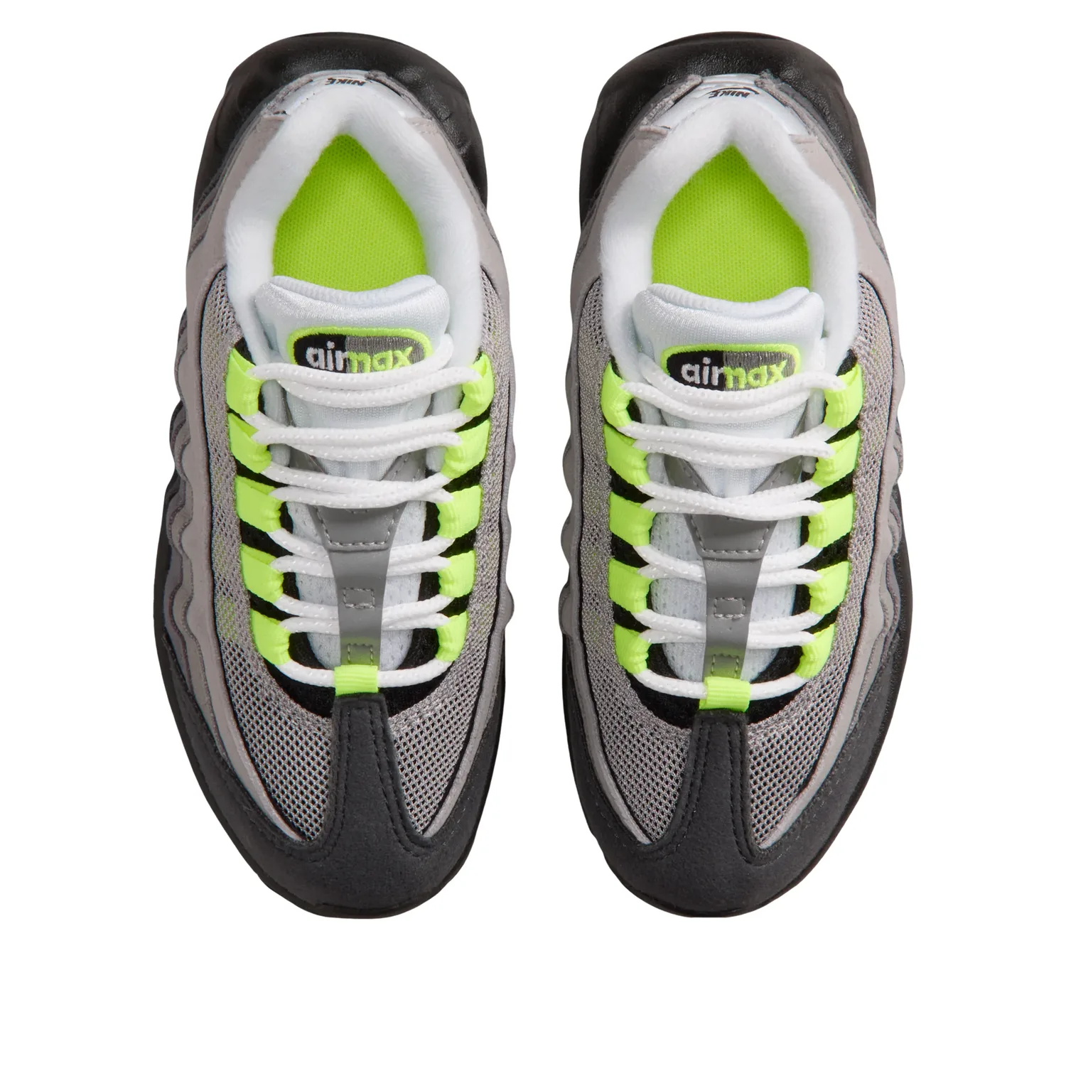 Кроссовки (PS) Nike Air max 95 'Neon', серый — фото 3