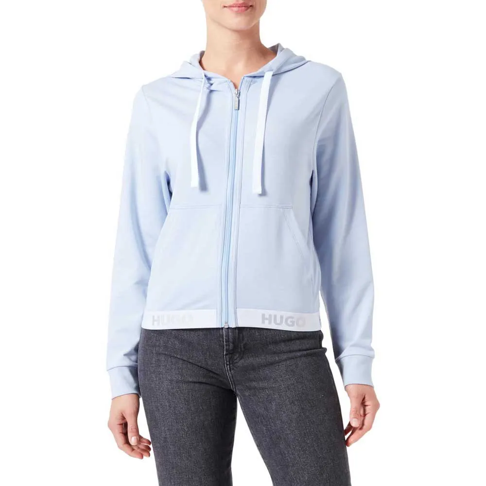 

Толстовка HUGO Logo 10262204 full zip, синий
