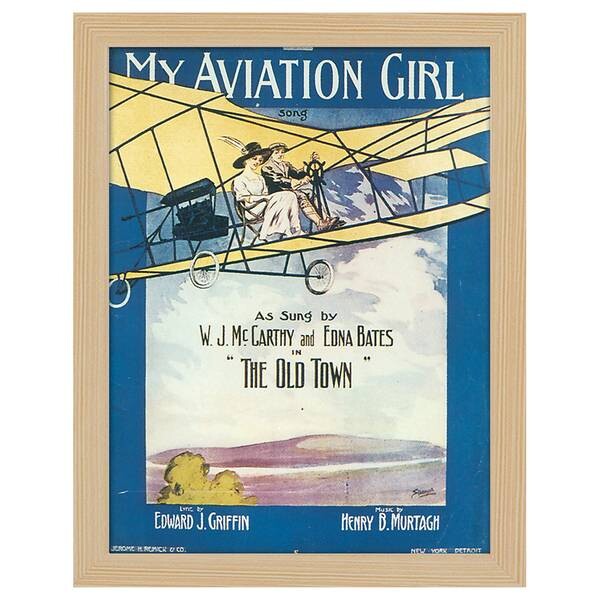 

Рамка для фотографий LegendArte Poster My Aviation Girl цвет eiche