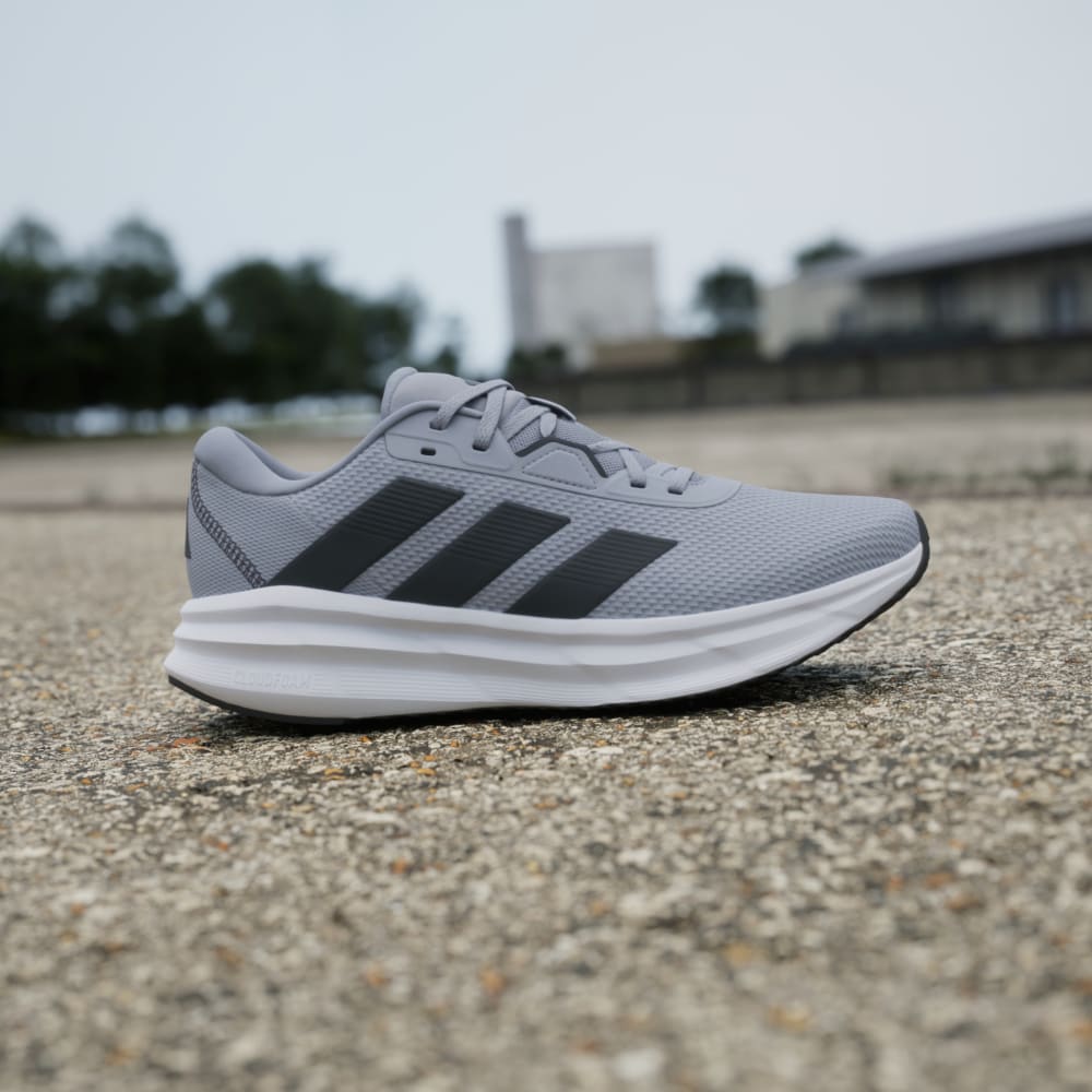 Кроссовки Adidas Galaxy 7 Running Shoes, цвет Halo Silver/Carbon/Core Black — фото 2