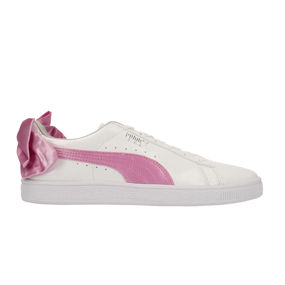 Кроссовки Basket Bow Patent Jr Puma, белый