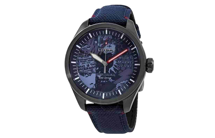 

CITIZEN Часы Quartz Movement Nylon Strap Men's Watch Blue Dial AW2037 04W, Blue Dial