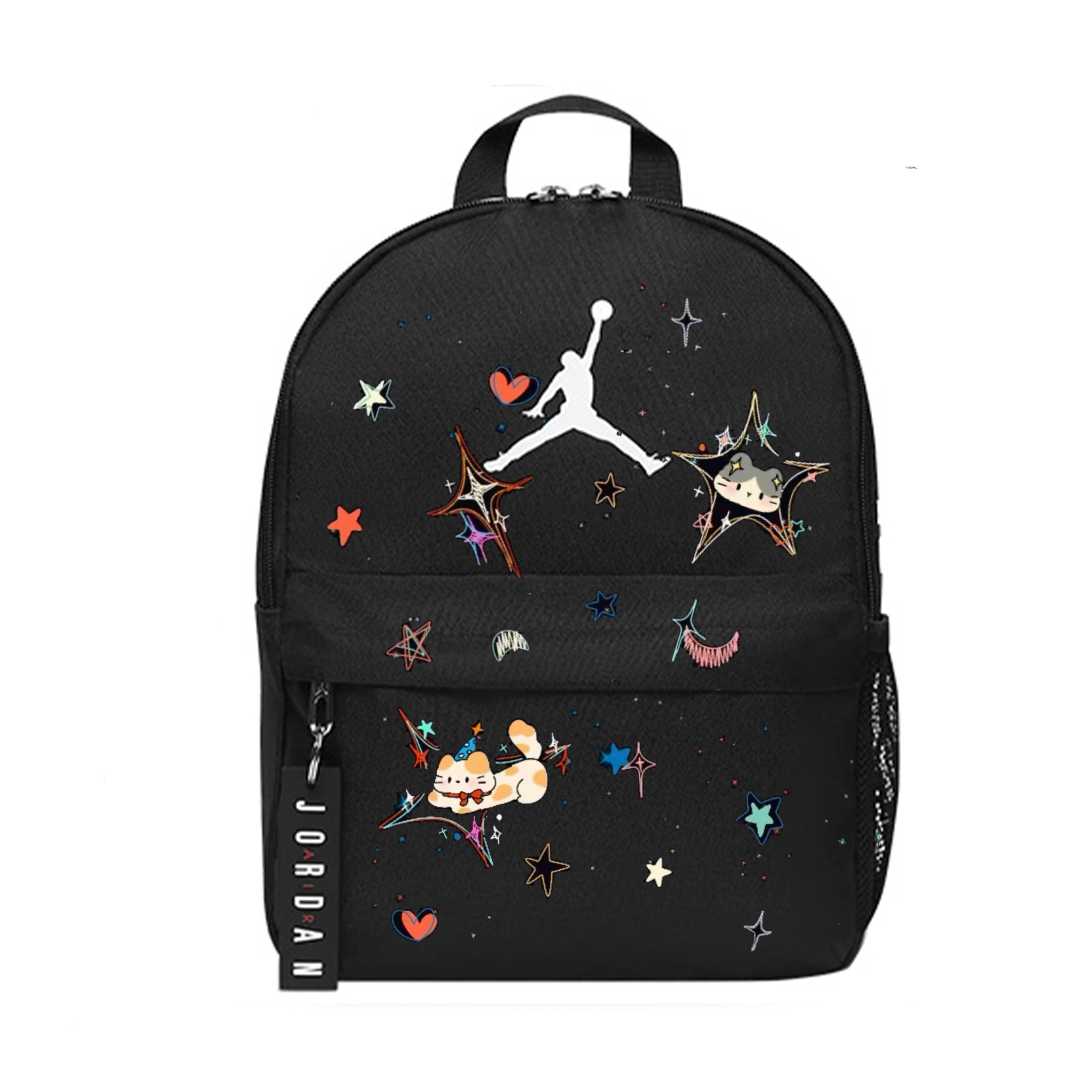 

Jordan Рюкзак из полиэстера Regular мужской черный