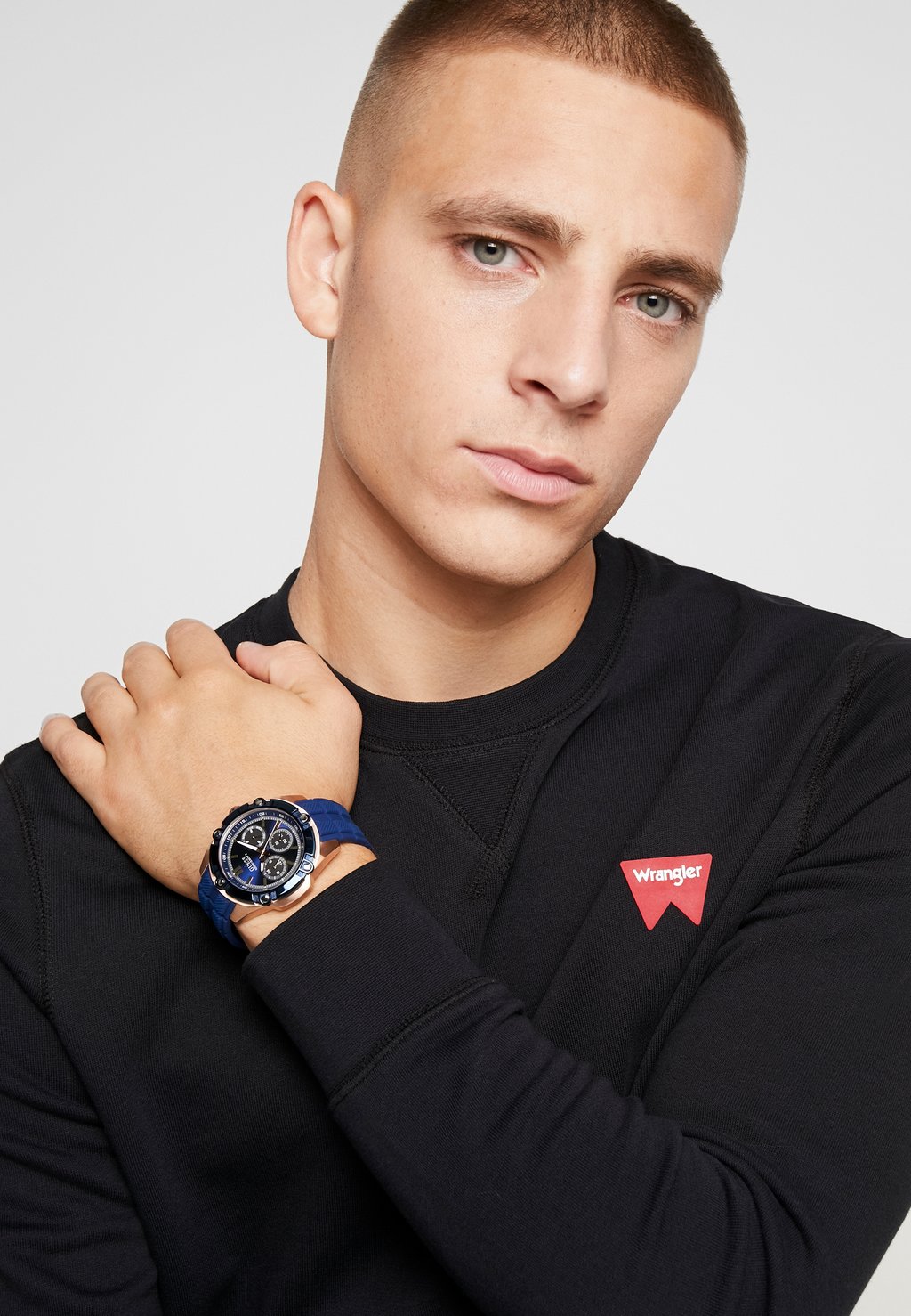 

Часы с хронографом BOLT Guess, синий