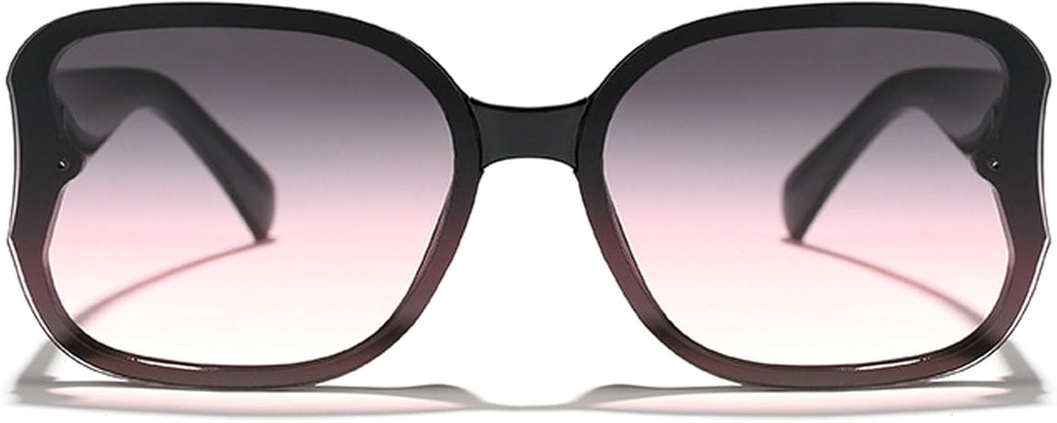 

Модные квадратные солнцезащитные очки для женщин, роскошные винтажные очки с градиентным переходом цвета, защита от УФ-излучения UV400, коричневые солнцезащитные очки для женщин mincl, Gray Pink