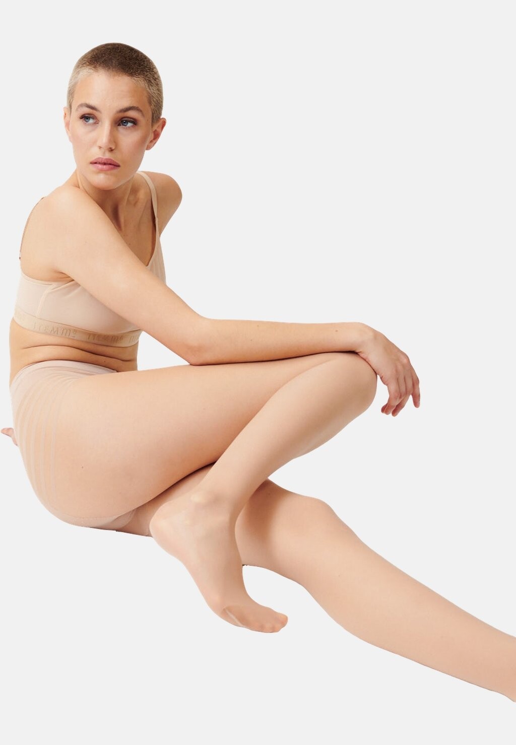 

Колготки INVISIBLE SHAPING STRIPES PANTY COMPRESSION TIGHTS 15 DEN MADE IN GERMANY ITEM m6, коричневый
