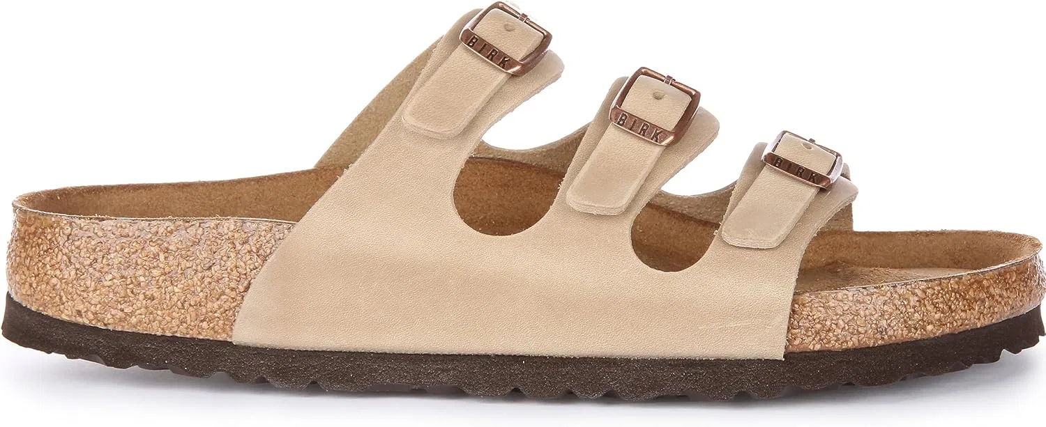 Спортивные сандалии, кожаные, Birkenstock, Табачный Коричневый — фото 2