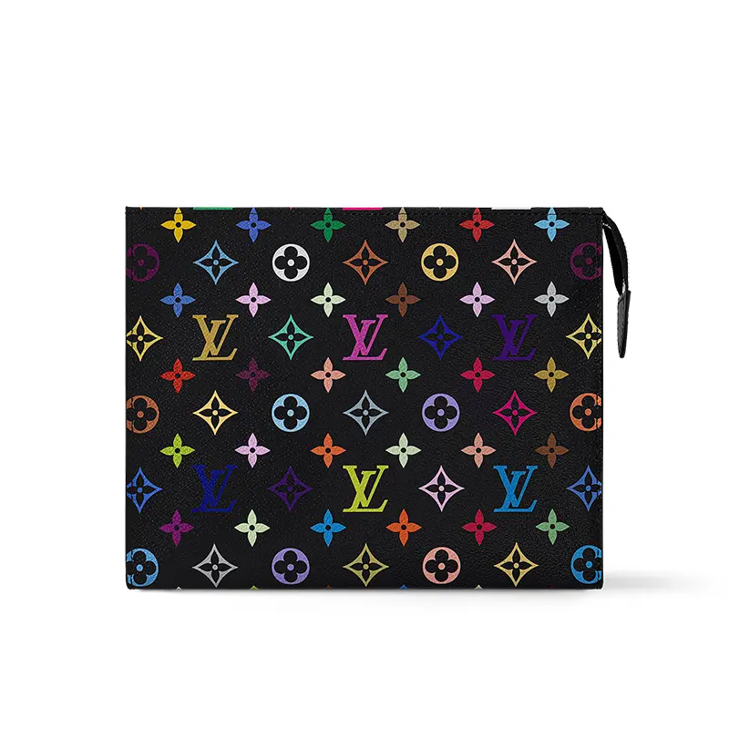 LOUIS VUITTON Косметичка Takashi Murakami черная разноцветная — фото 3