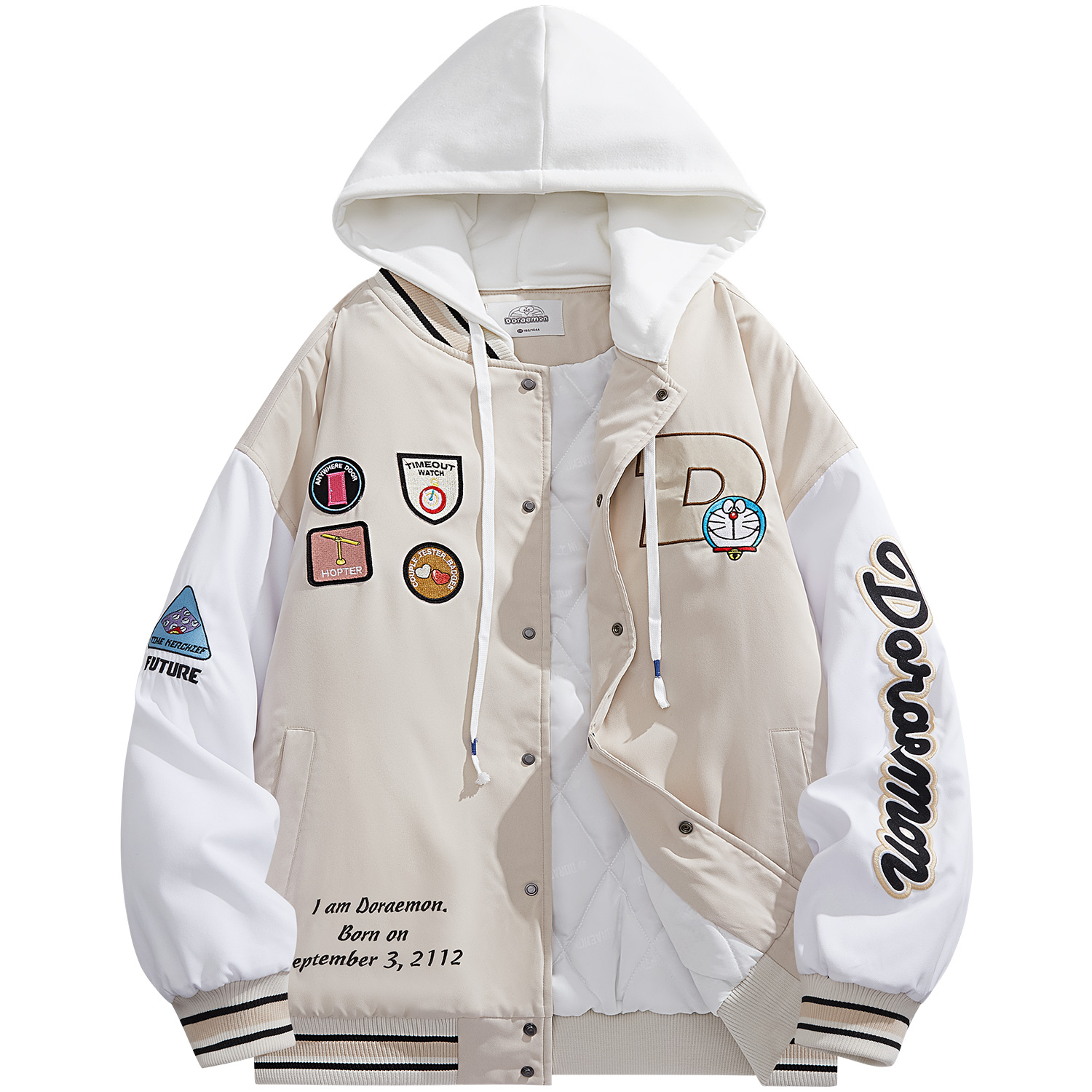 

Куртка унисекс Doraemon, Black Embroidery, Черный, Куртка унисекс Doraemon, Black Embroidery