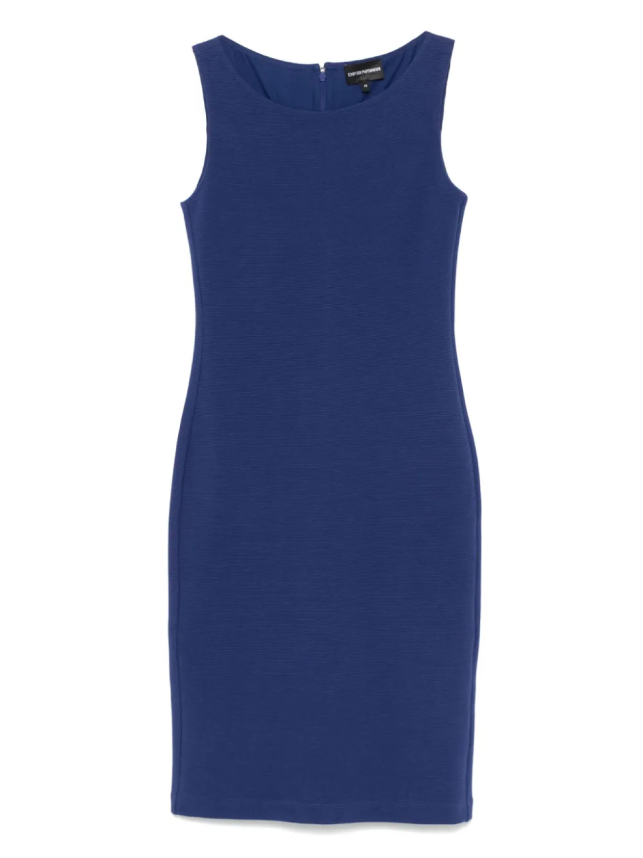 

Платье мини в рубчик Emporio Armani, синий