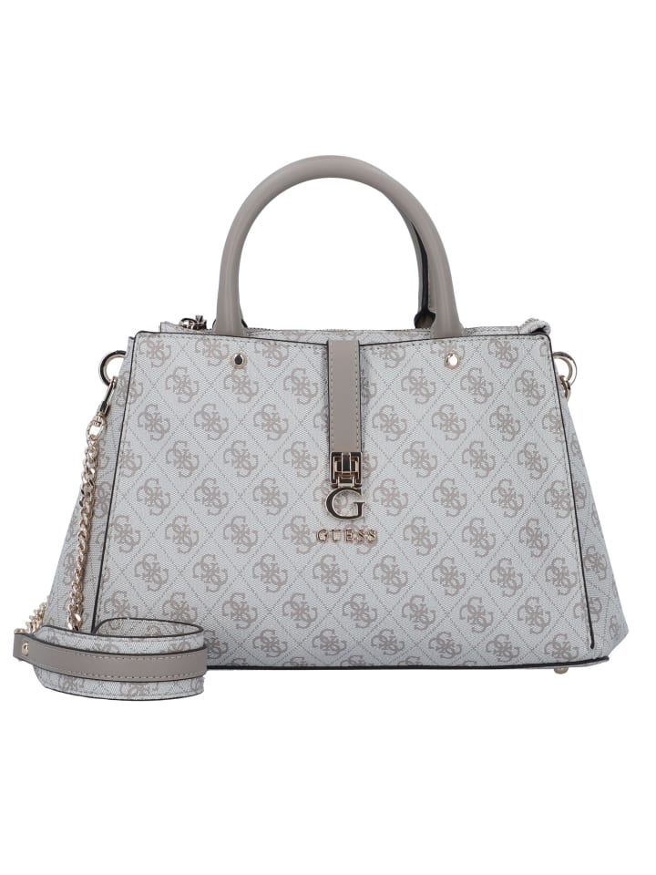 

Сумка шоппер Guess, цвет dark taupe logo