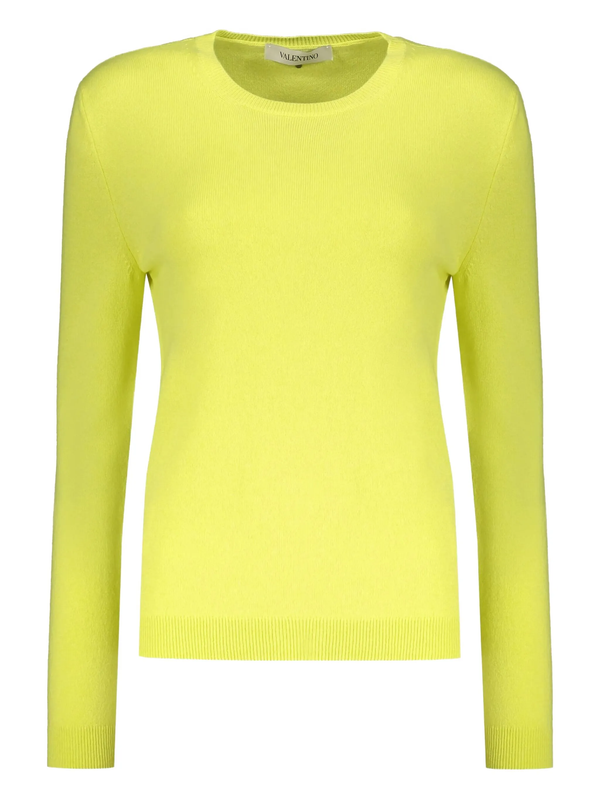 

Свитер с круглым вырезом Valentino Garavani, желтый