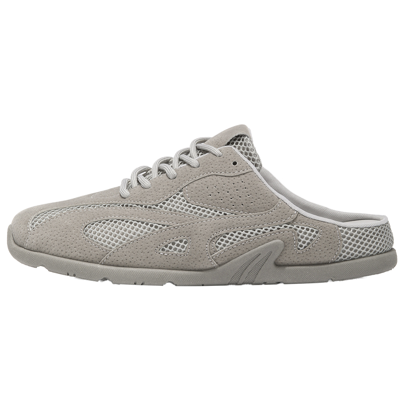 

Wooden Rabbit ПВХ поливинилхлоридные износостойкие закрытые тапочки мужские серые, цвет Gray