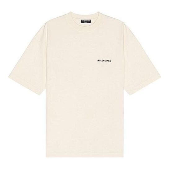 

Футболка logo t-shirt medium fit 'beige' Balenciaga, бежевый