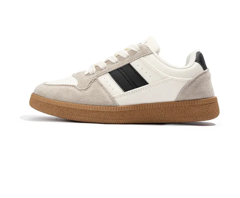 

Babaya Легкие амортизирующие детские скейтборд кроссовки beige black для подростков