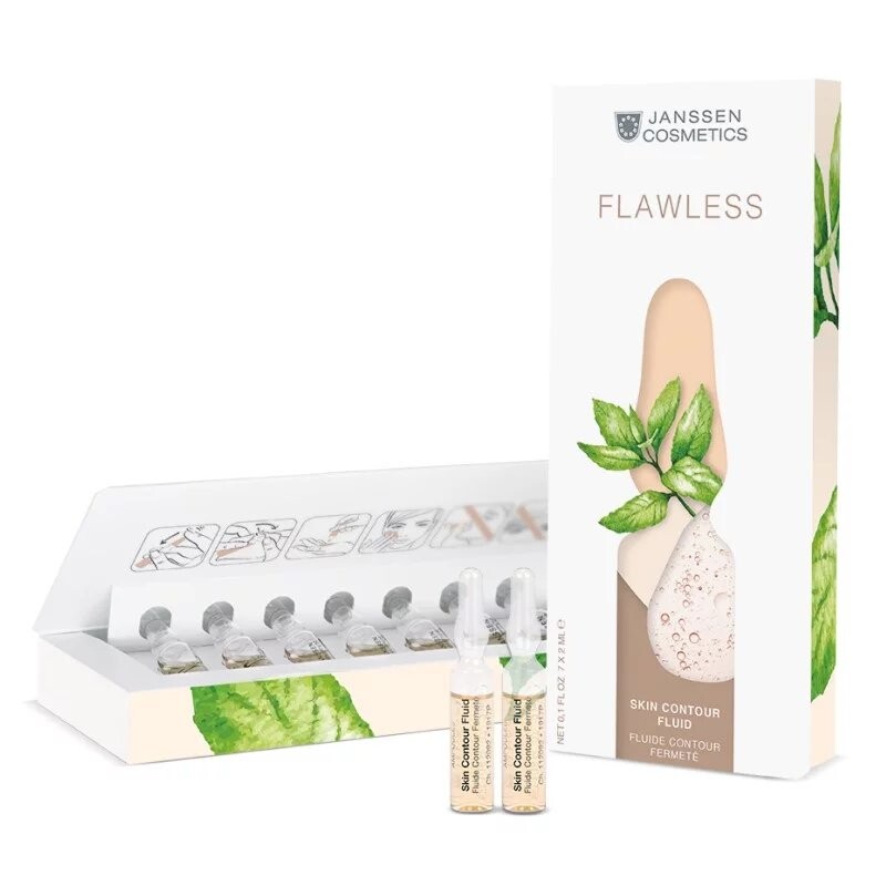 

Janssen Cosmetics, Ампулы-флюиды для контура кожи, укрепляющие овал лица, 7x2 мл