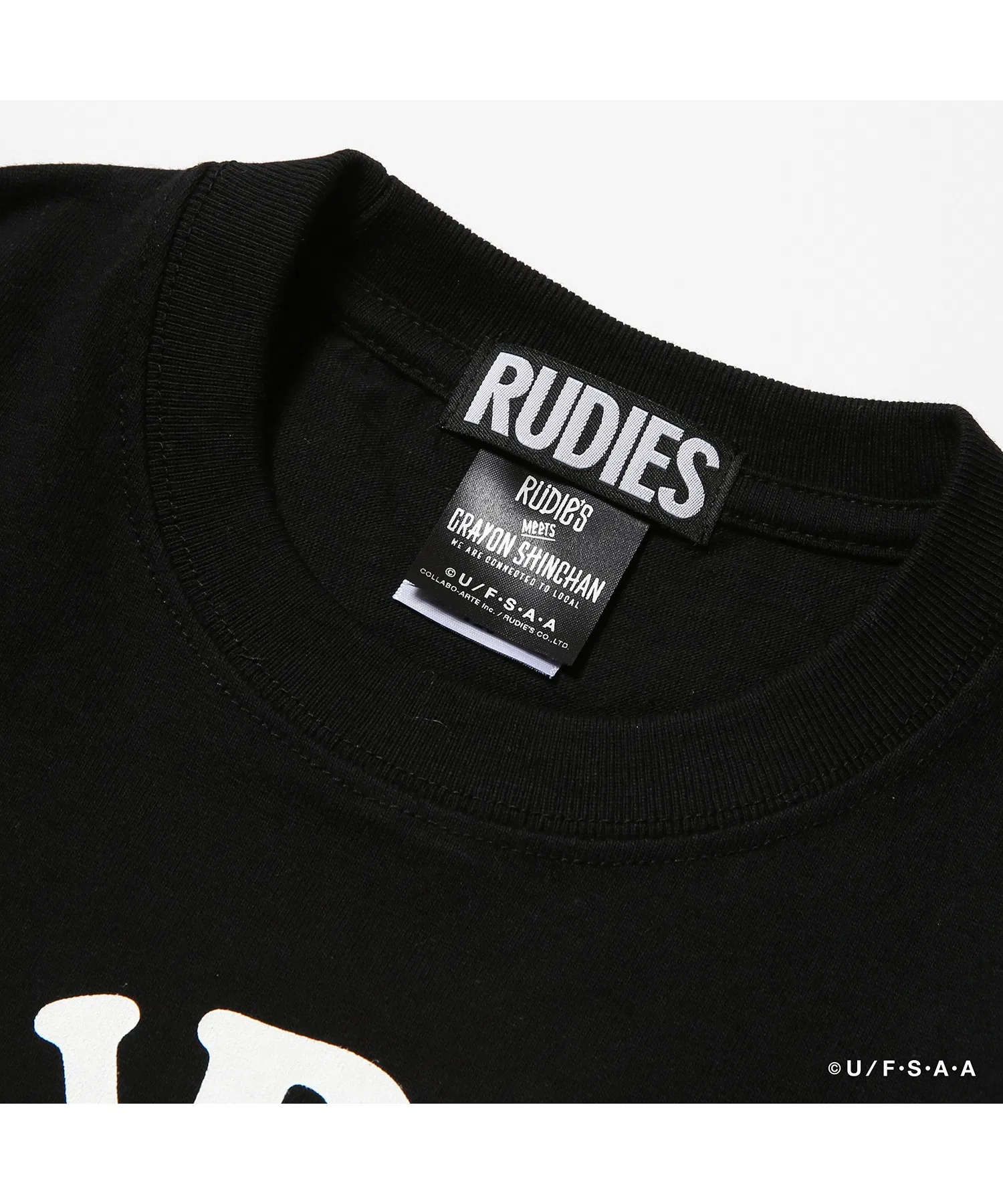 Детская футболка RUDIE'S x CRAYON SHINCHAN с принтом кролика, фиолетовая — фото 3