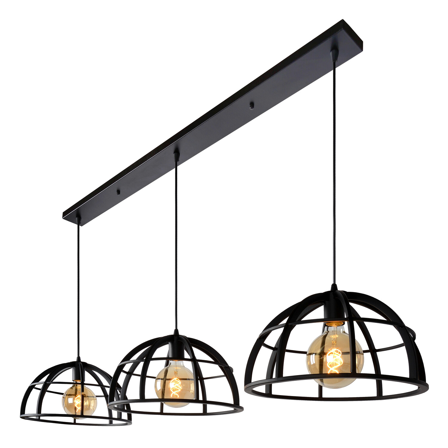 

Светодиодная подвесная лампа Lucide, 150x40x150 см, черный