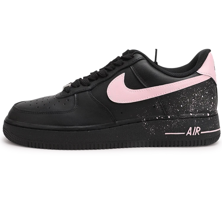 

Кроссовки для скейтбординга Air Force 1 07 Unisex Nike, черный розовый