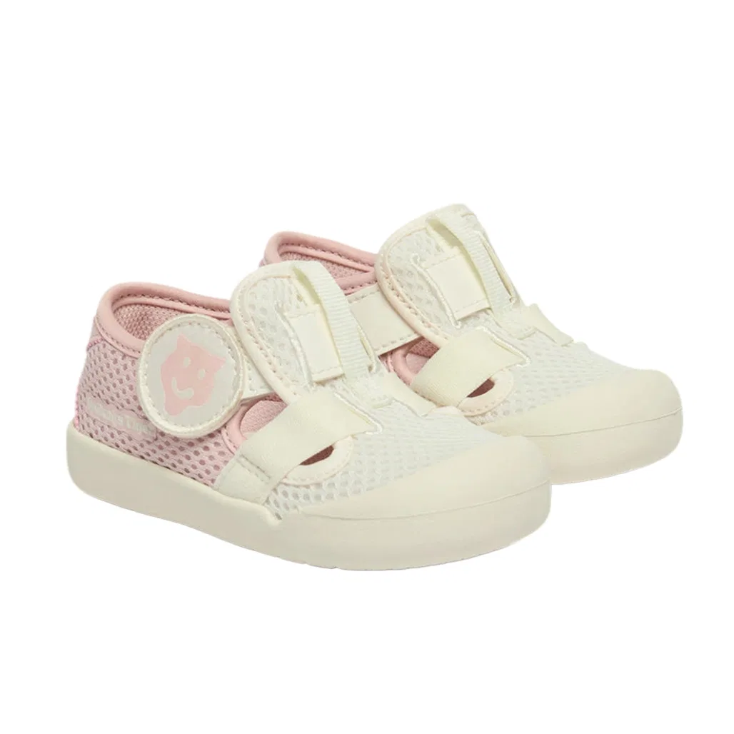 Сандалии детские на низком ходу Mesh Onitsuka Tiger розовые — фото 4