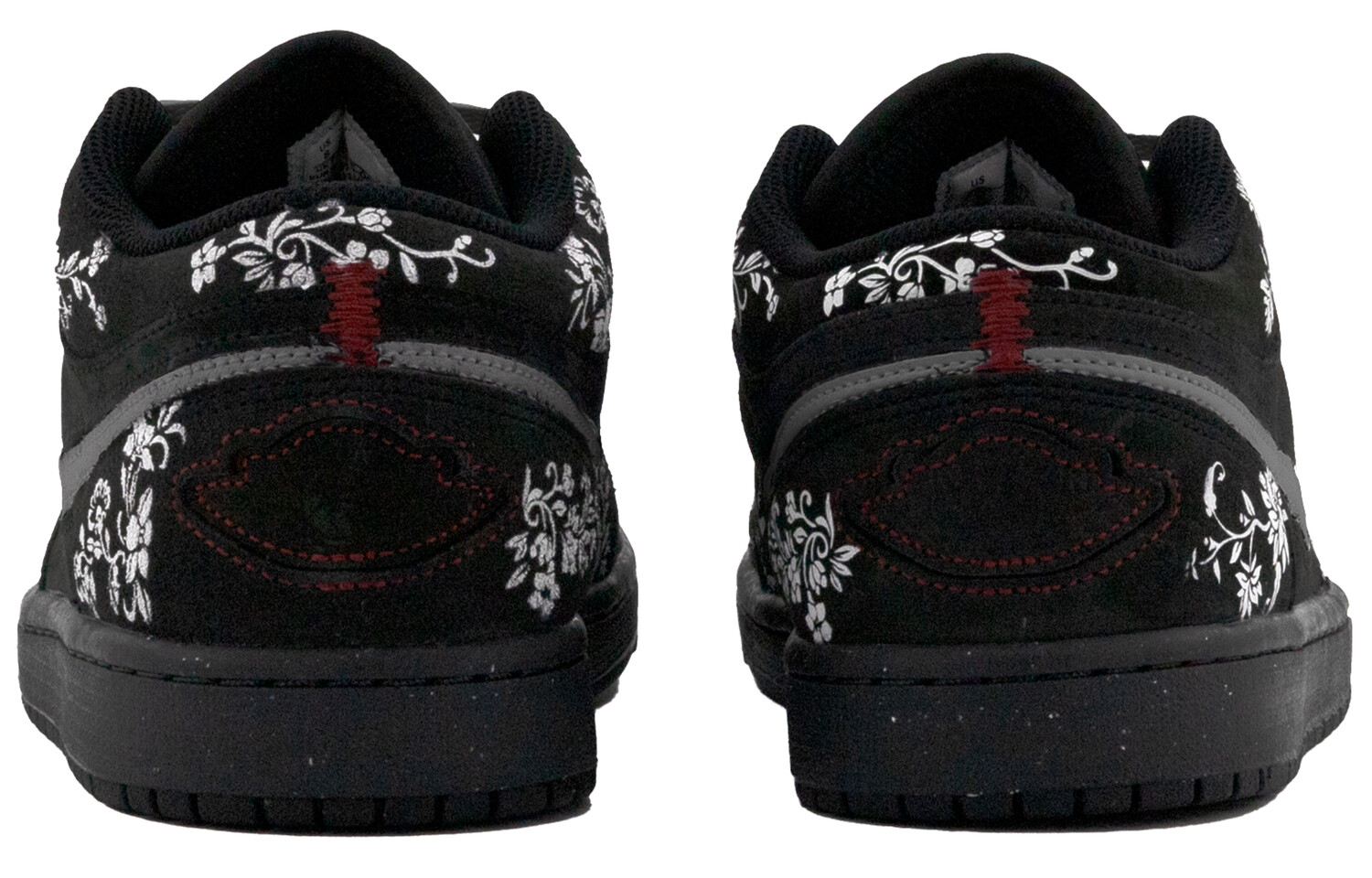 

Кроссовки Air Jordan 1 Vintage Basketball Shoes Men Low-top Black/white/gray, черный