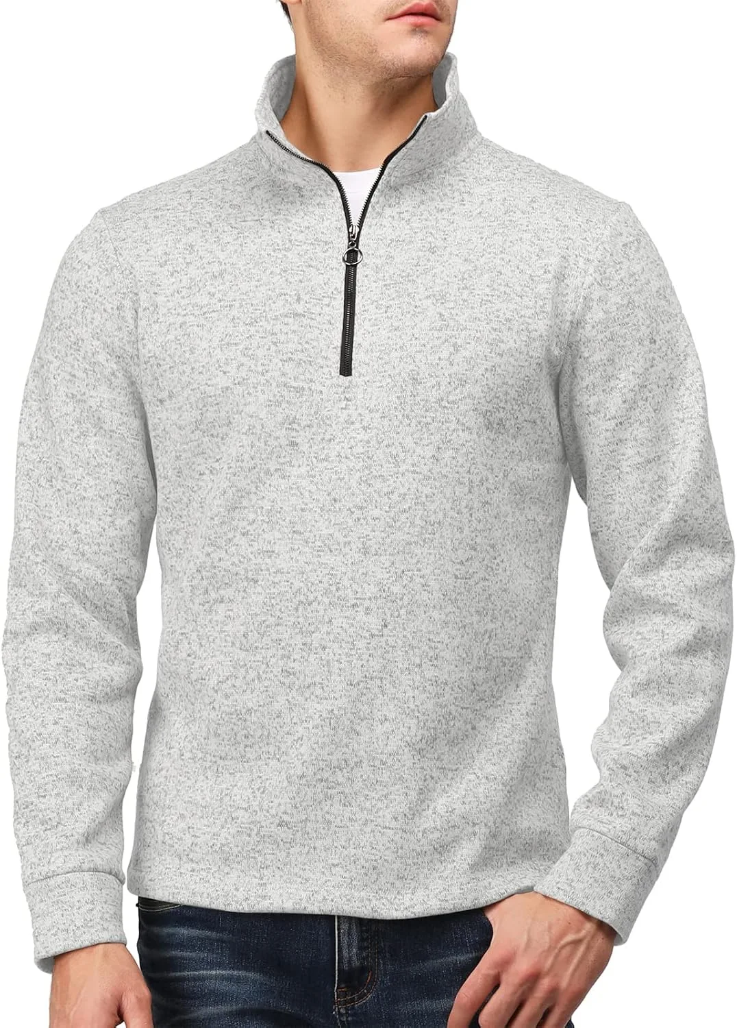 

Мужской свитшот Casual Slim Fit с начесом внутри H2H